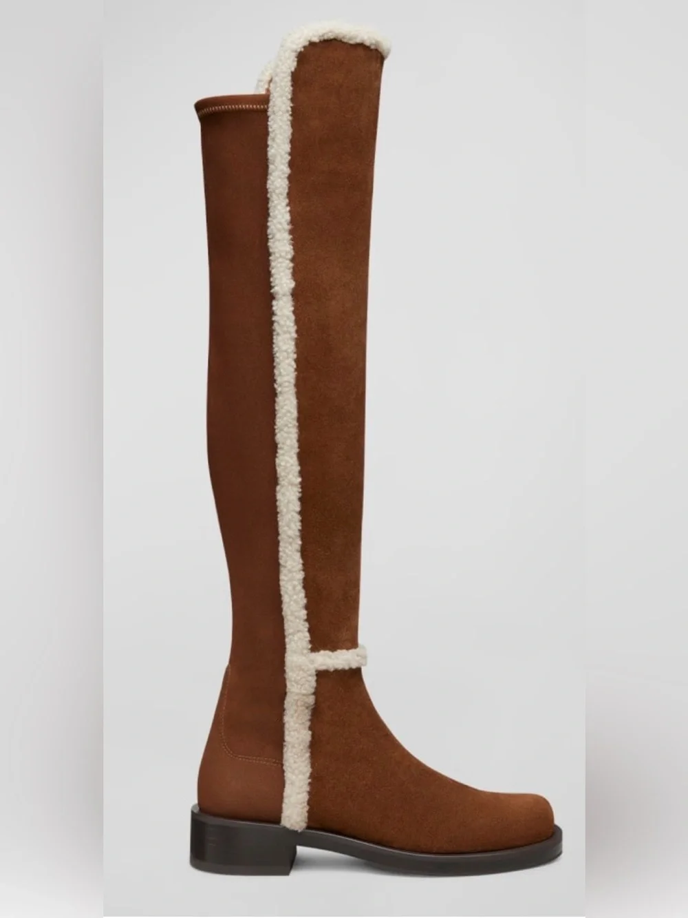 NWOT Stuart Weitzman 5050 OTK Shearling boot size 8